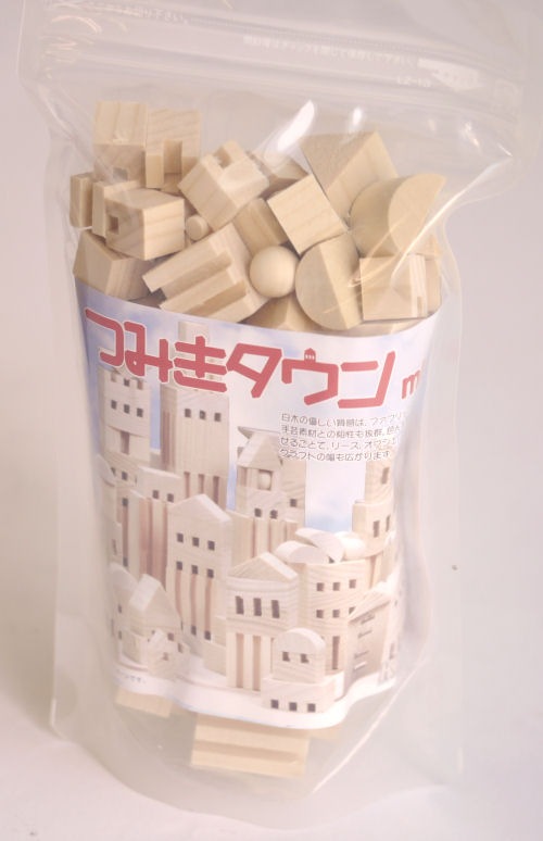 木製玩具 木の積み木 つみきタウン ミニ | 木製品・クラフト