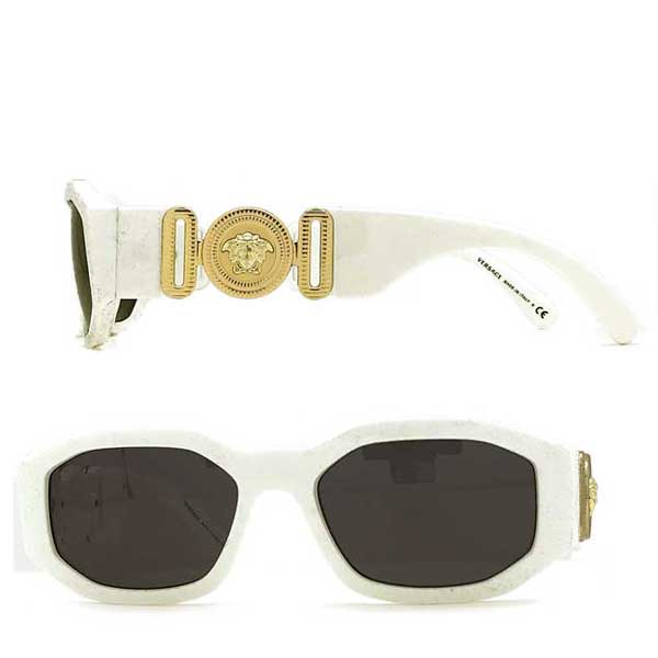 VERSACE サングラス ブラック 0VE-4361-401-87-WOODNET 最高品質の素材 ベェルサーチ サングラス サングラス/メガネ