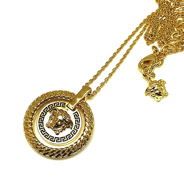 VERSACE ネックレス ゴールド ロゴ DG18031-DJMS-D41OH｜WOODNET