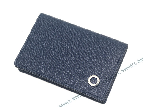 BVLGARI カードケース 名刺入れ 280299 型押しレザー デニムサファイア-WOODNET BVLGARI カードケース 名刺入れ 280299 型押しレザー デニムサファイア-WOODNET