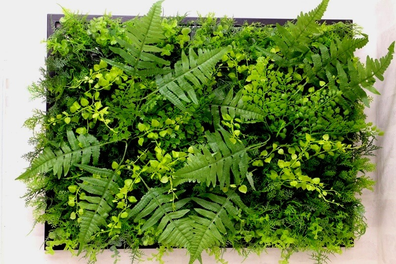 【グリーンマット】【人工観葉植物】【グリーン壁掛】【触媒加工】【送料無料】【ワイド60ｃｍ縦40ｃｍ】
