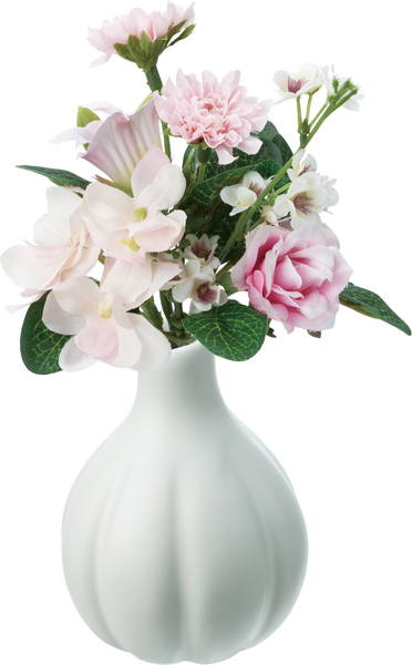 造花 仏花 御供え花 仏壇 法事 初盆 お彼岸 白百合アレンジ 造花 仏花