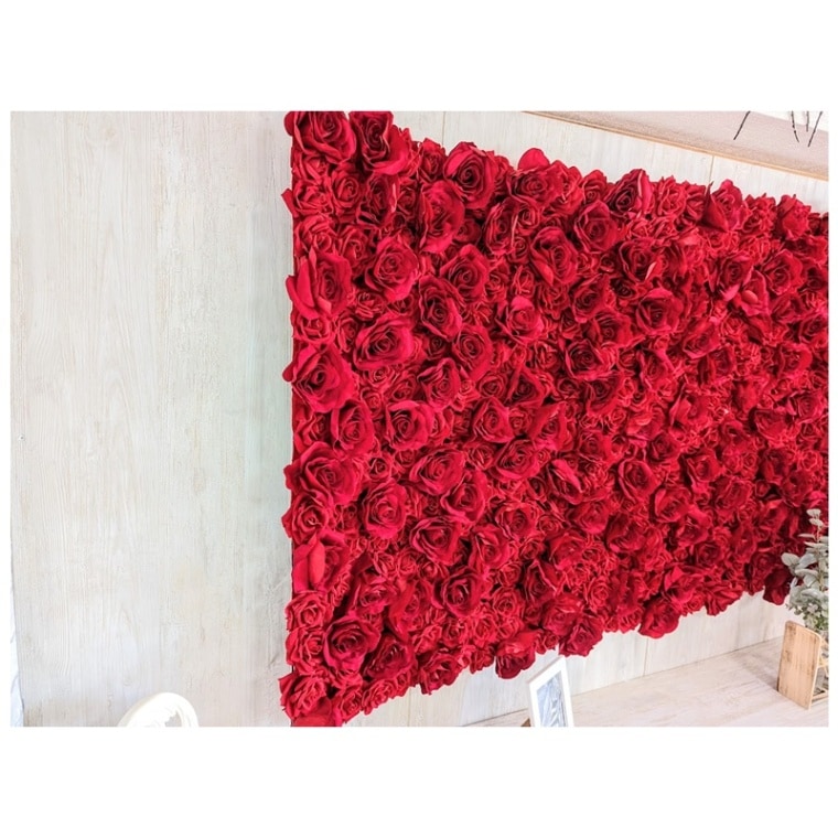 商業施設 大型店舗 ポップアップ オーダーメイド 花壁 触媒加工 udd