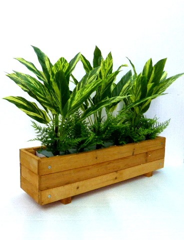 オフィスグリーンプランター 60cm×15cm 造花　パーテーション プランター フェイクグリーン 人工観葉植物 プランター 屋外対応 造花 プランター グリーン 装飾 大量注文可能 展示場 施設 装飾 造花 領収書発行 イミテーション 枯れない お手入れ不要