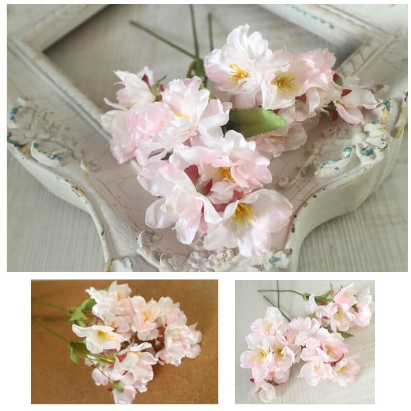 そよ風桜ピック 可愛い 桜 春 造花　東京堂 春の演出 Display 3本set アーティフィシャルフラワー フェイクフラワー さくら