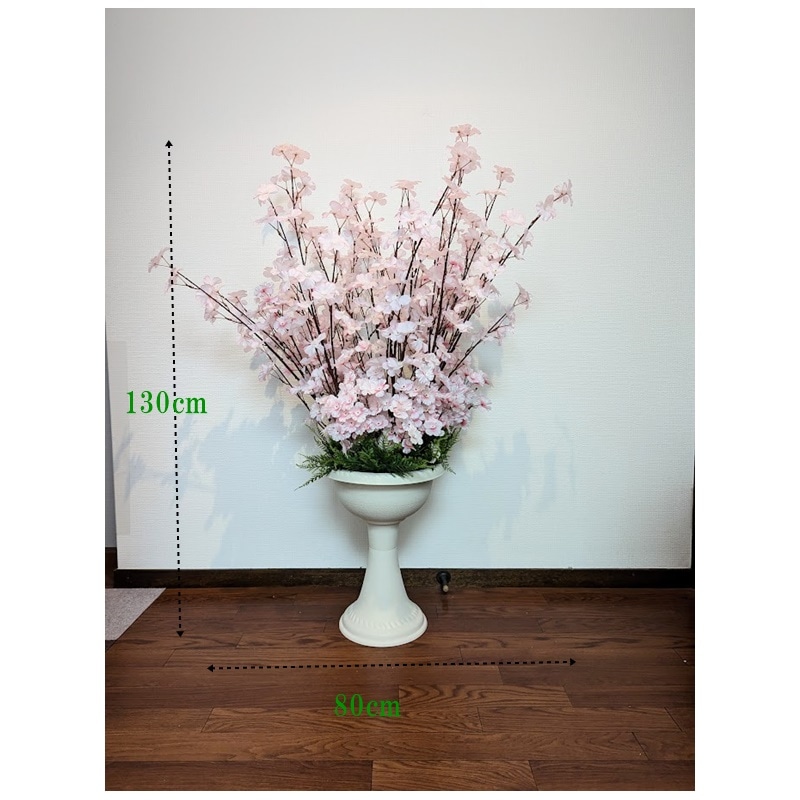 造花　店舗装飾　　桜スタンド　　春演出