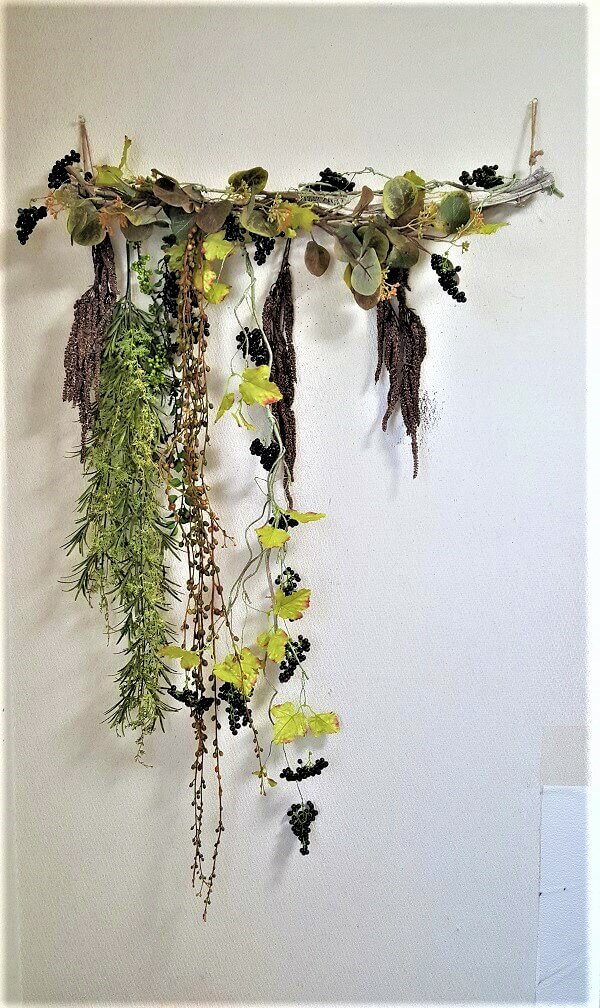 造花 お洒落なカフェ使用デザイン◎ 壁面インテリア ナチュラルテイスト 送料無料 *きつつき*オリジナルデザイン フェイクグリーン 抗菌 防ウイルス 防カビ 消臭