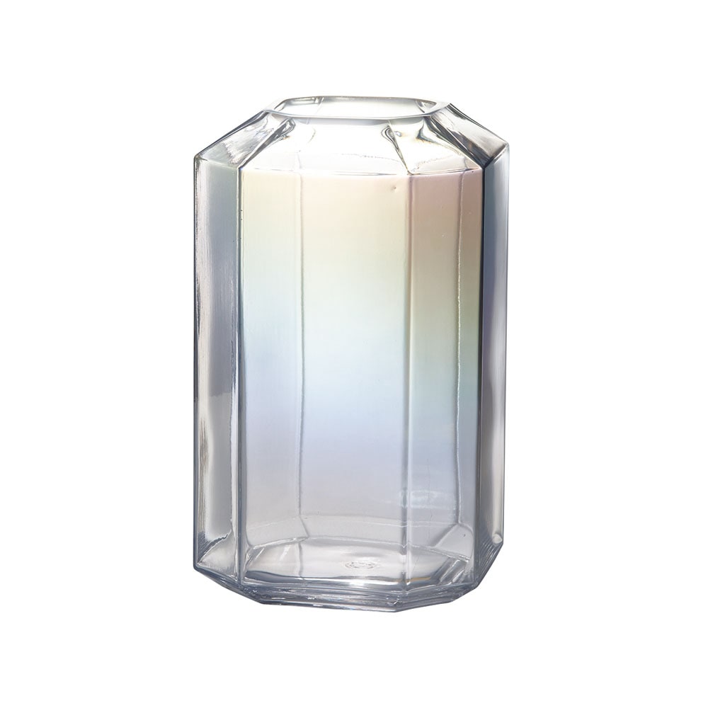 今話題の オーロラーカラーのガラス花器