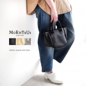 MORMYRUS(モルミルス)leather round mini tote/レザーラウンドミニトートENT [M037]