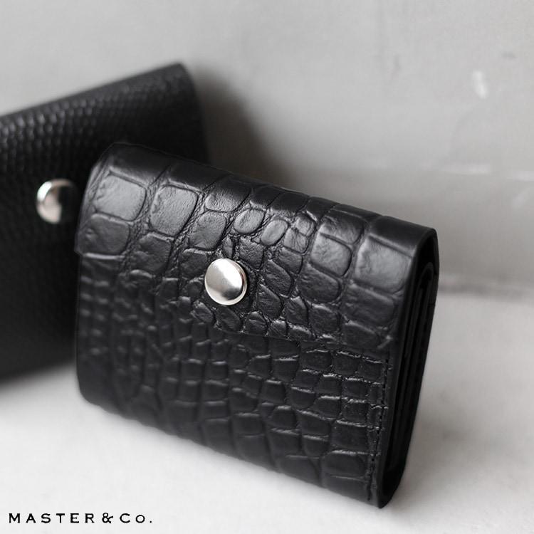 [MC1132]MASTER&Co.(マスターアンドコー)IBIZA LEATHER COMPACT WALLET/イビザレザー コンパクトウォレットZG