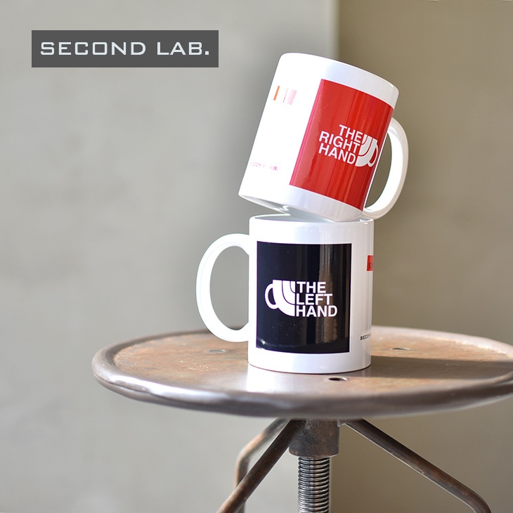 SD19101]SECOND LAB.(セカンドラボ)HAND RED ＆ HAND BLACK CUP