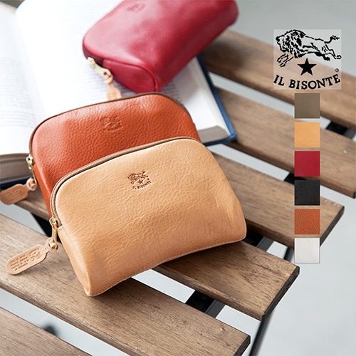 ◇【国内正規販売店】[54182304195]IL BISONTE(イルビゾンテ)レザーコインケース