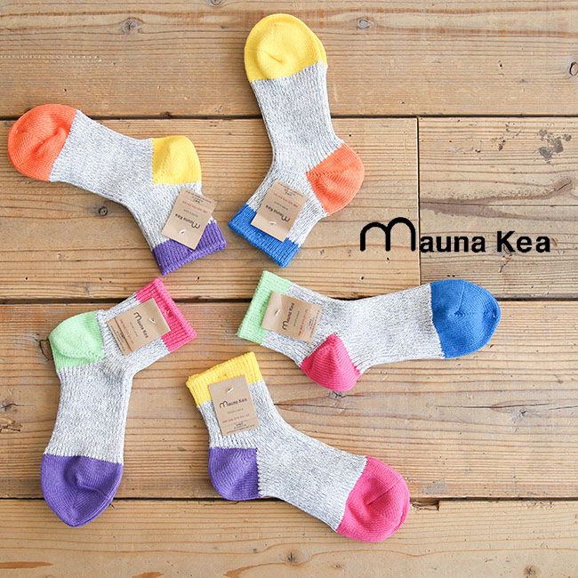 [220800/120800]Mauna kea(マウナケア)Multi-Color Supporter Socks(マルチカラーサポーターソックス)【メール便対応可】oJU