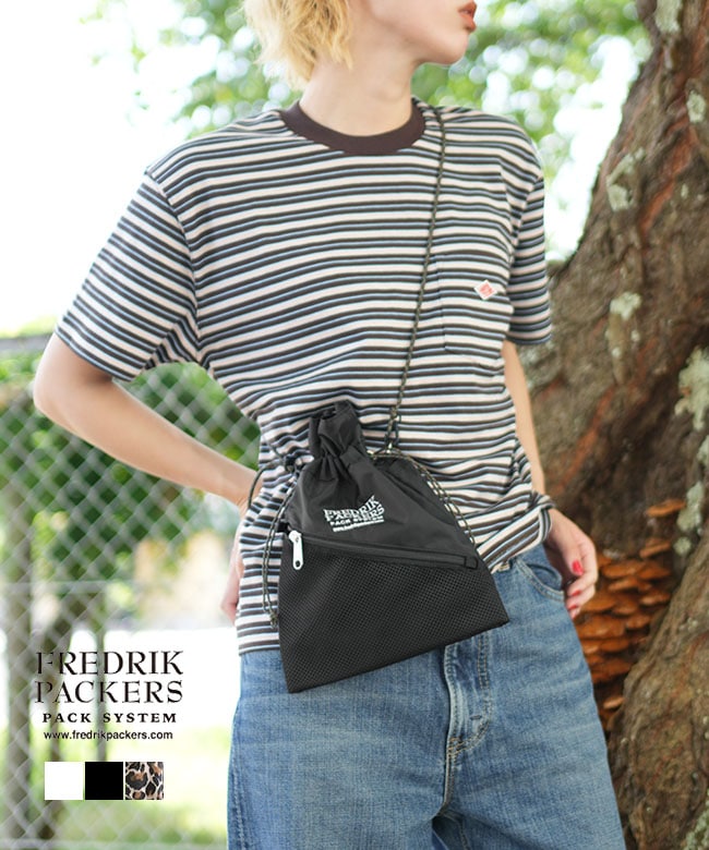 meechivyブロックパーティ&アイコンバック FREDRIK PACKERS(フレドリック パッカーズ)210D PINION MESH POCKET