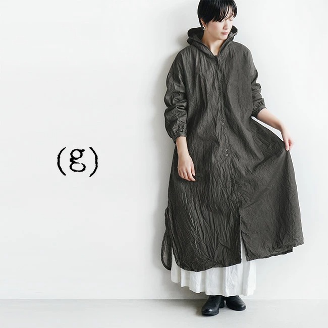 （g） グラム　ワンピース　インディゴ　羽織にも g） グラム ワンピース インディゴ 羽織にも g) (グラム