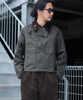Barbour(バブアー) SPEY WAX JACKET スペイワックスジャケット メンズ アウター オイルドジャケット ブルゾン ショートジャケット [MWX1212]