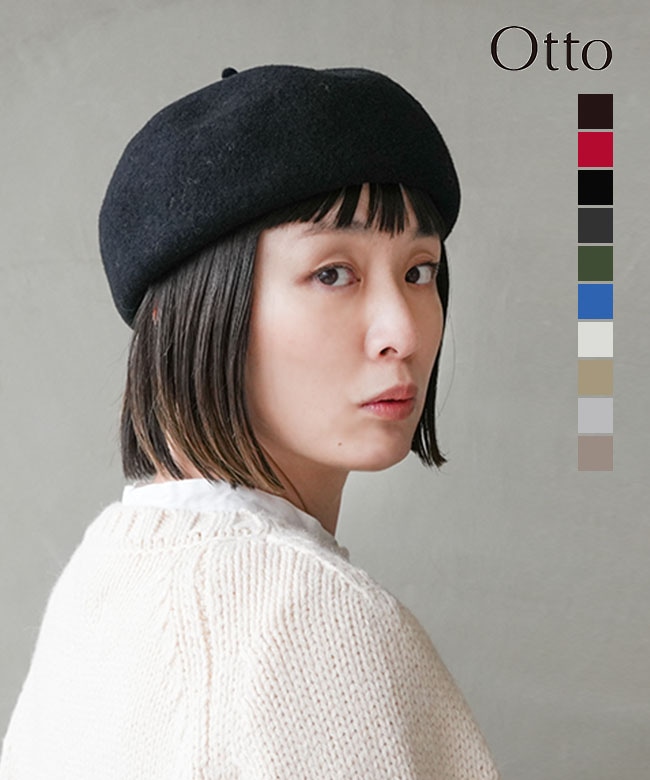 Vaquera スタッズベレー帽 VAQUERA × MOUSSY - 【26SS】スタッズ ベレー帽 / VQ BERET / ブラック