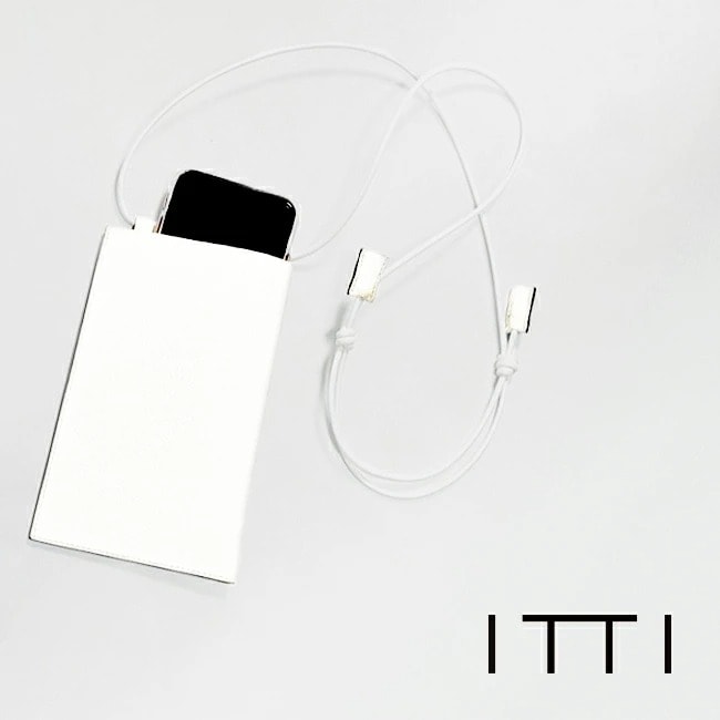[ITTI-MII-008-B] ITTI(イッチ)CELT ID PHONE NECLACE/TITANO(ネックレス/蓄光皮革)fFDY
