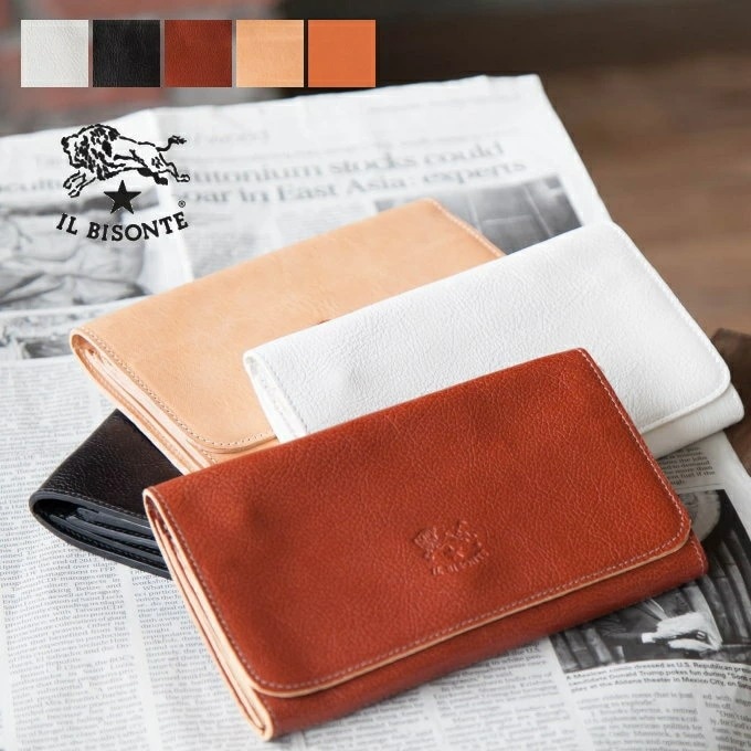 ◇【国内正規販売店】 IL BISONTE（イルビゾンテ）レザーロングウォレット(長財布)W [412230]