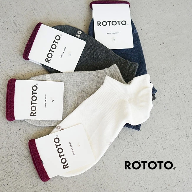 ROTOTO(ロトト)SNEAKER FOOT COVER ORGANIC COTTON(スニーカーフットカバーオーガニックコットン)/ソックス【メール便対応可】uIHC [R1355]