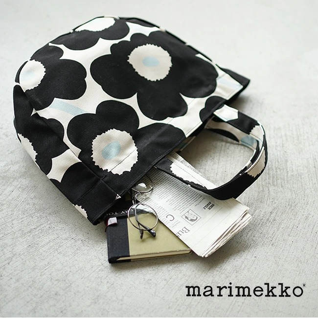 【国内正規販売店】[52214290122]marimekko(マリメッコ)HILMA PIENI UNIKKO 2/キャンバストートバッグoEE