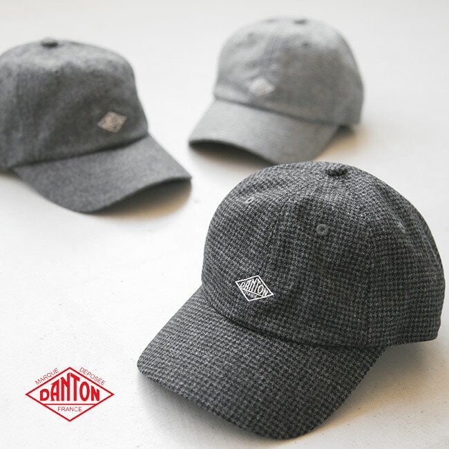 ◇[DT-H0001RSW]DANTON(ダントン)リサイクル ウール 6パネル キャップjDYR