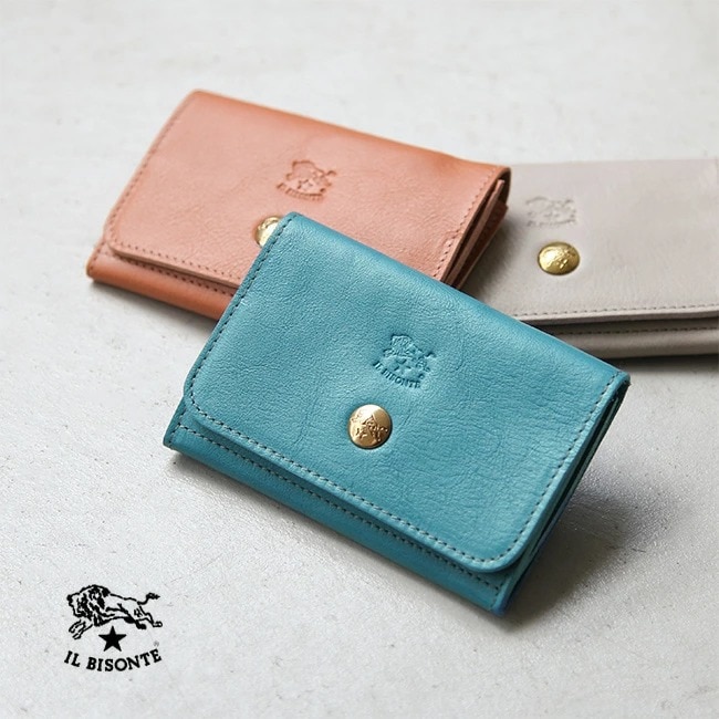 ◇【国内正規販売店】[54212309293] IL BISONTE(イルビゾンテ) カードケース/2021 AUTUMN WINTER COLLECTIONjNHU