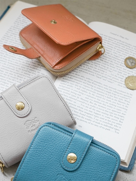 ◇【国内正規販売店】 IL BISONTE(イルビゾンテ) ウォレット/二つ折り財布/2021 AUTUMN WINTER COLLECTIONjDER [54212310140]