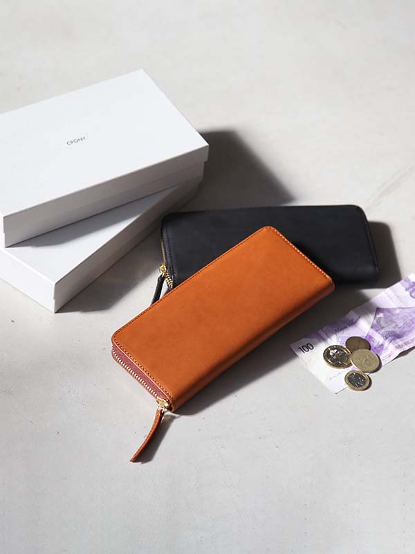 【SALE 50%OFF】[CR-00007]CRONY.(クルニー)Round Zip Wallet/ラウンドジップウォレット/長財布[25pr]