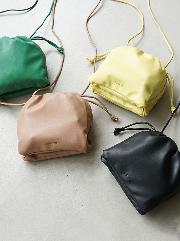 [A2021PBG307]ESLOW(エスロー)ドローストリングバッグ