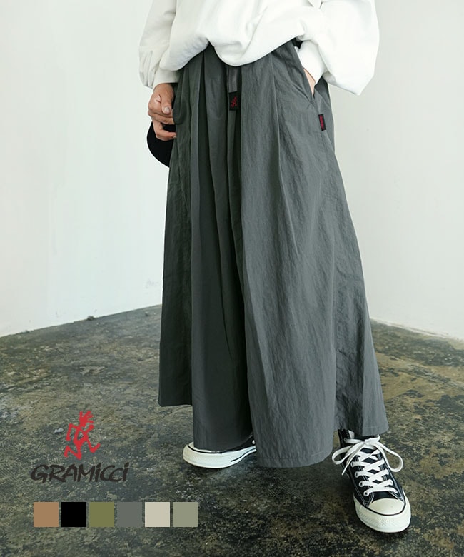 GRAMICCI(グラミチ)NYLON FLARE PANT ナイロンフレアパンツ レディース