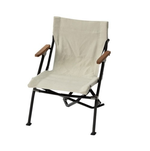 [LV-093IV]snow peak (スノーピーク ) <br>ローチェアショート アイボリー　【ラッピングキット適用外】