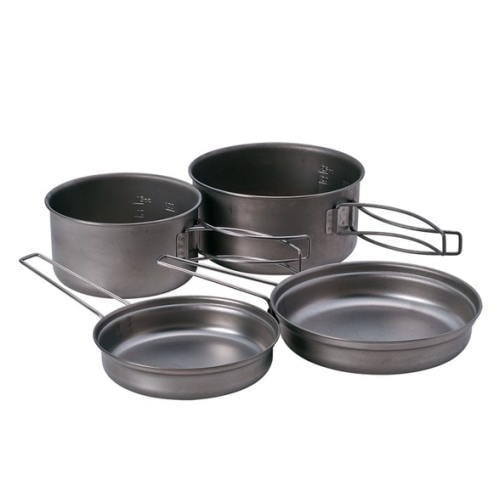 [scs-020t]snow peak(スノーピーク)<br>チタンパーソナルクッカーセット【ラッピングキット適用外】