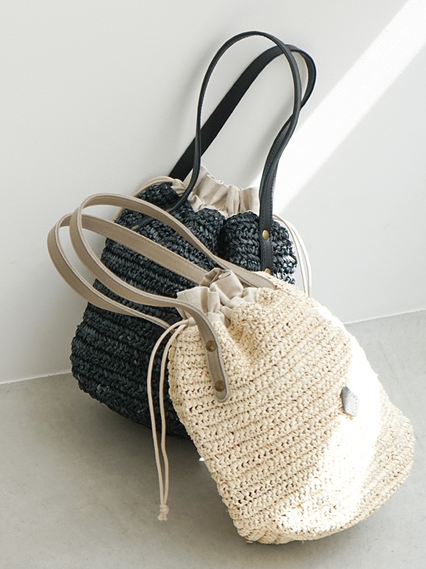 CL3385]【保存袋付き】CLEDRAN(クレドラン)SOFT PURSE BASKET/ソフト