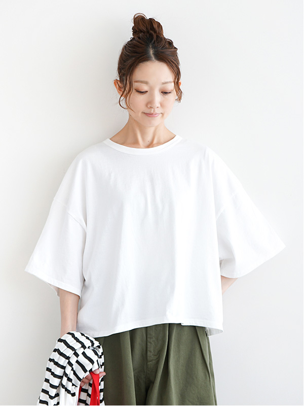 ◇ SOLAMONAT(ソラモナ)天竺ワイドTシャツ【メール便対応可】【日本製】 [SMA-WD]