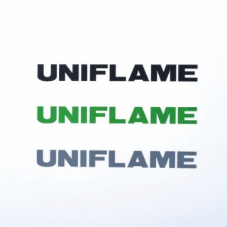 / UNIFLAME（ユニフレーム） / UFロゴステッカー大 トリオ?U【ラッピングキット適用外】 [690147]