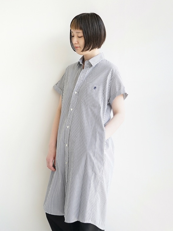 [J-1098TSS]Gymphlex(ジムフレックス)REGULAR COLLAR SHIRT DRESS