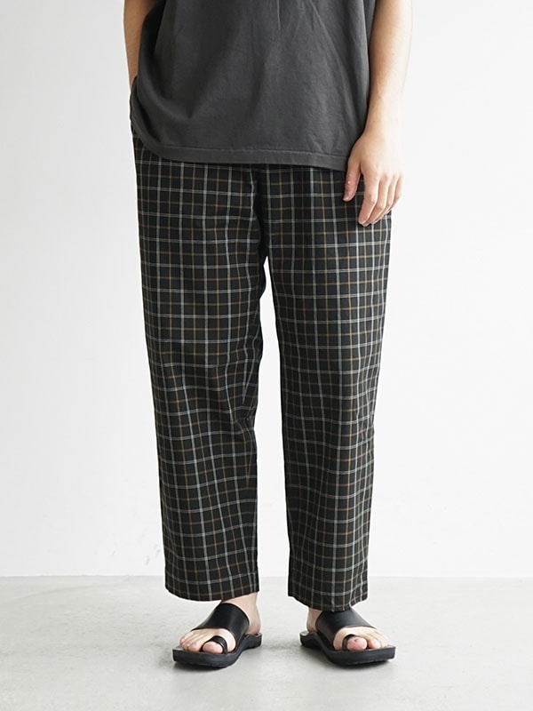 E-22206b]EEL Products (イール)SUN PANTS / CHECK (サンパンツ