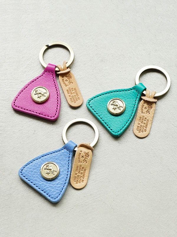 ◇【国内正規販売店】[54222309750]IL BISONTE(イルビゾンテ)カラーレザーキーリング