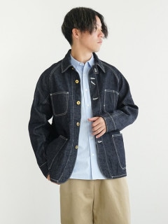FOB FACTORY(エフオービーファクトリー)COVER ALL/HEMP DENIM(カバーオール/ヘンプデニム) [F2410]