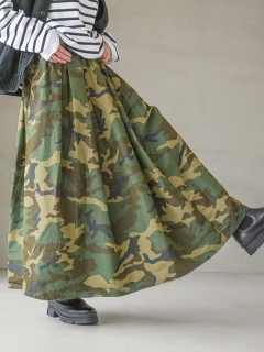 JUNYA WATANABE 迷彩柄マーメイドスカート JUNYA WATANABE 迷彩柄マーメイドスカート