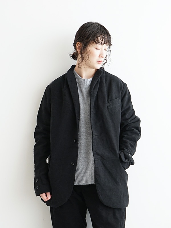 【50%OFF】[grandpa-jacket]VETEMENTS DE TRAVAIL(ヴェトモンドゥトラバイユ)グランパ ジャケット/ベロアジャケット