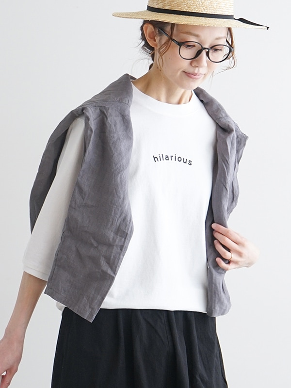 PACIFIC PARK STORE(パシフィックパークストア) 17/BD17/BD天竺ロゴプルオーバー7分袖/レディース/カットソー/Tシャツ【メール便対応可】 [PPS-28207]