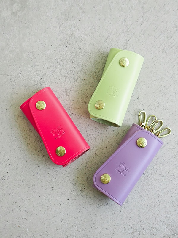 ◇【国内正規販売店】[54232305251]IL BISONTE(イルビゾンテ)レザーキーケース/ 2023 SPRING SUMMER/4連キーケース