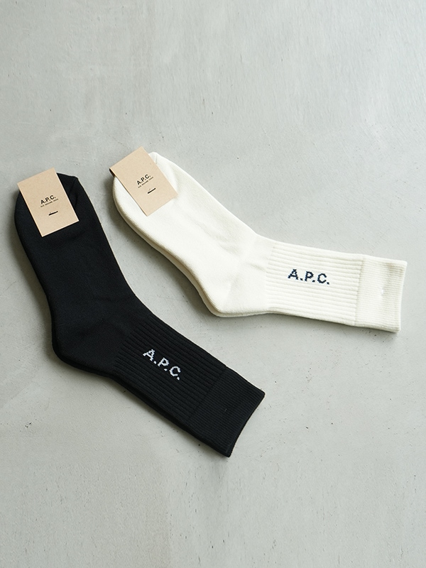 【国内正規販売店】A.P.C.(アー・ペー・セー)WILL F ソックスソックス/レディース/靴下/ショート丈/ロゴ 【メール便対応可】 [25225109010]
