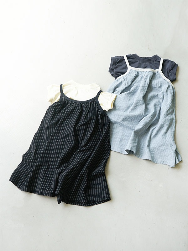 【50%OFF】[L317013]AMPERSAND/F.O.KIDS（アンパサンド/エフオーキッズ）premier ストライプワンピースTシャツセット90・100・110・120・130・140サイズ