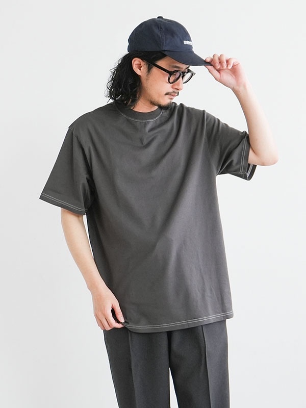 【30%OFF】[95-232-022]Yonetomi NEW BASIC(ヨネトミニューベーシック)別注 Yonetomi NEW BASIC GARMENT DYE T-SHIRT(ヨネトミニューベーシックガーメントダイティーシャツ)