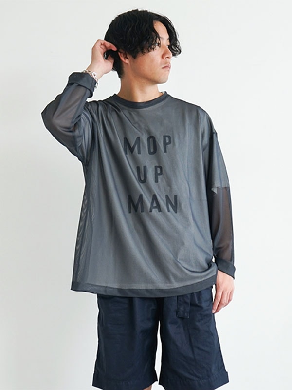 【40%OFF】[net23ss01]net(ネット)meshsh S/S Tee/メッシュ/トップス/メンズ/プルオーバー【メール便対応可】