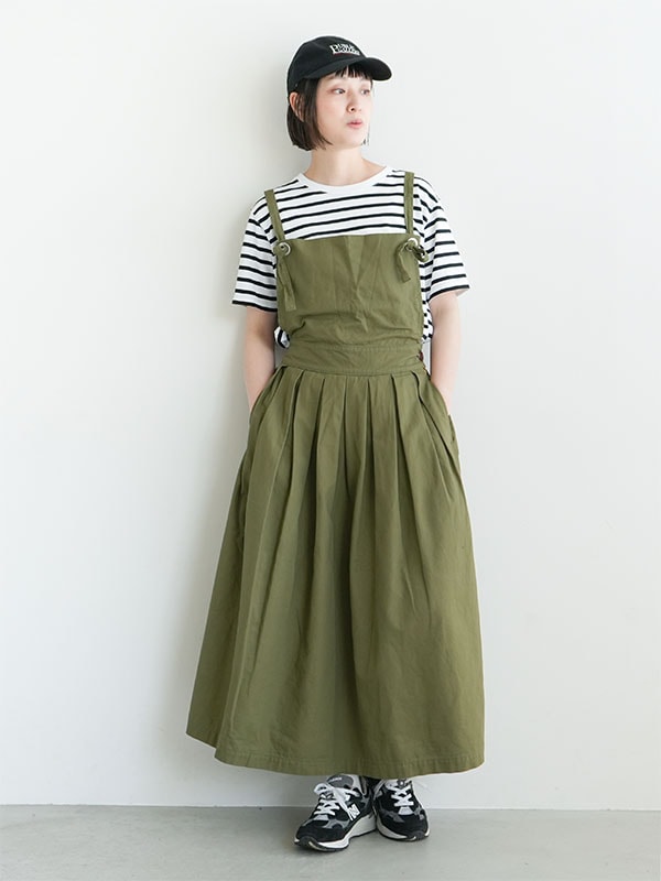 SALE 50%OFF】 HARVESTY(ハーベスティ)GARDEN APRON SKIRT(ガーデン
