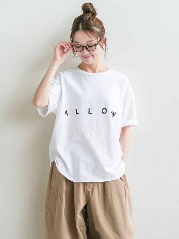 ◇SOLAMONAT(ソラモナ)パフ天竺メンズライクラウンドリブプリント6分袖Tシャツ【メール便対応可】【日本製】 [sma-puf-rd-6-pt2]